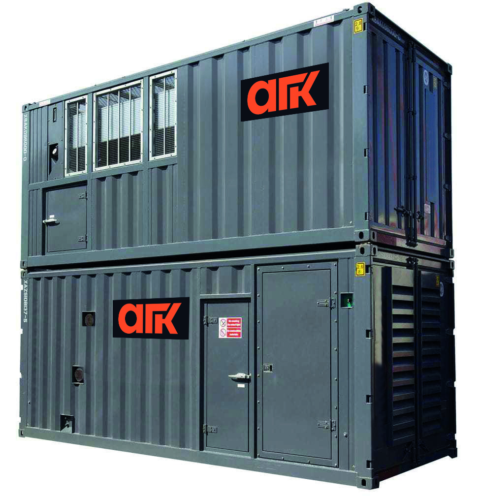 Газопоршневая генераторная установка 1375кВА (двигатель Cummins QSK60)