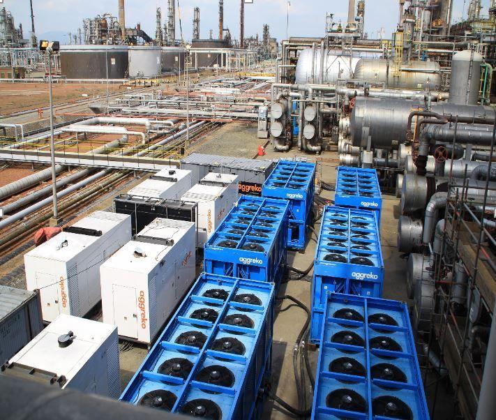 Временное охлаждение для газоперерабатывающего завода