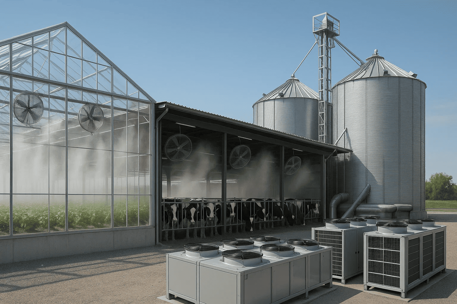 Системы охлаждения в сельском хозяйстве